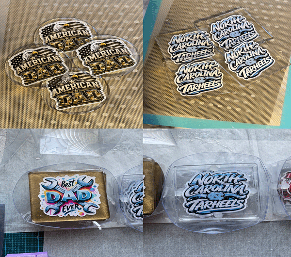 Custom Resin Coaster Set alternate 7