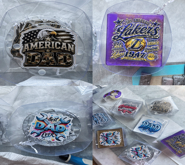 Custom Resin Coaster Set alternate 9