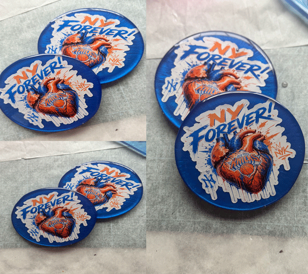 Custom Resin Coaster Set alternate 10