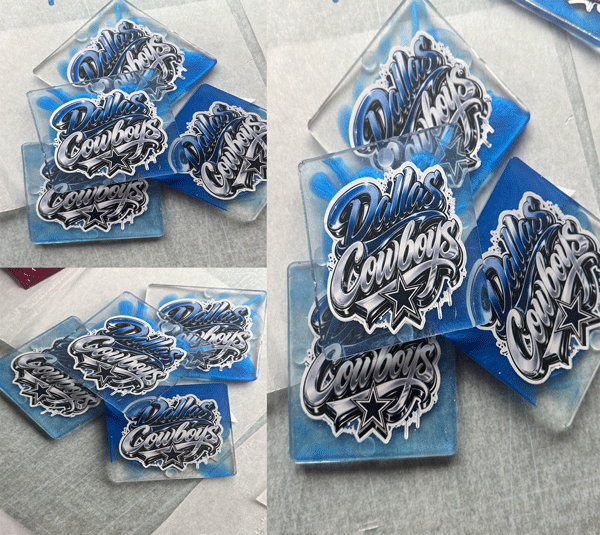 Custom Resin Coaster Set alternate 11