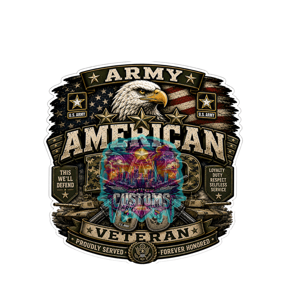 Military Veteran Coaster Set