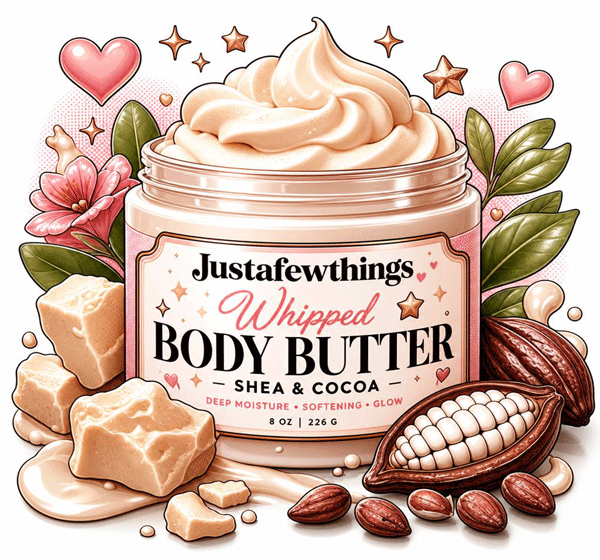 Handcrafted whipped body butter