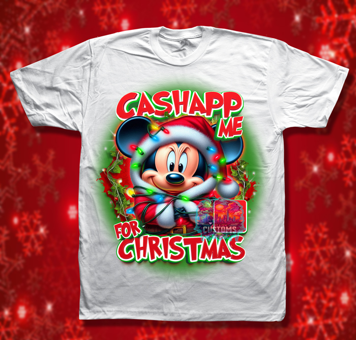 CashApp Me for Christmas Tee product photo