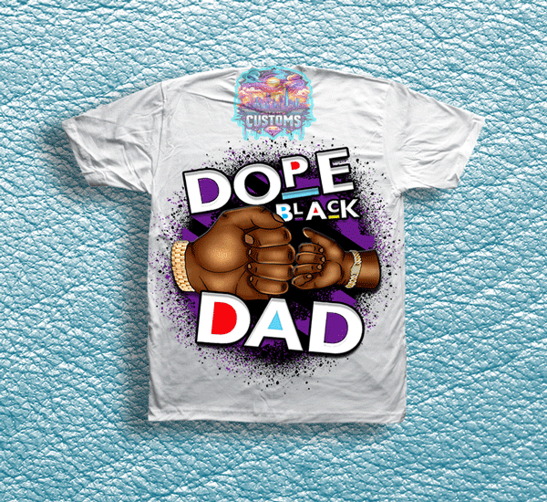 Dope Black Dad Tee product photo