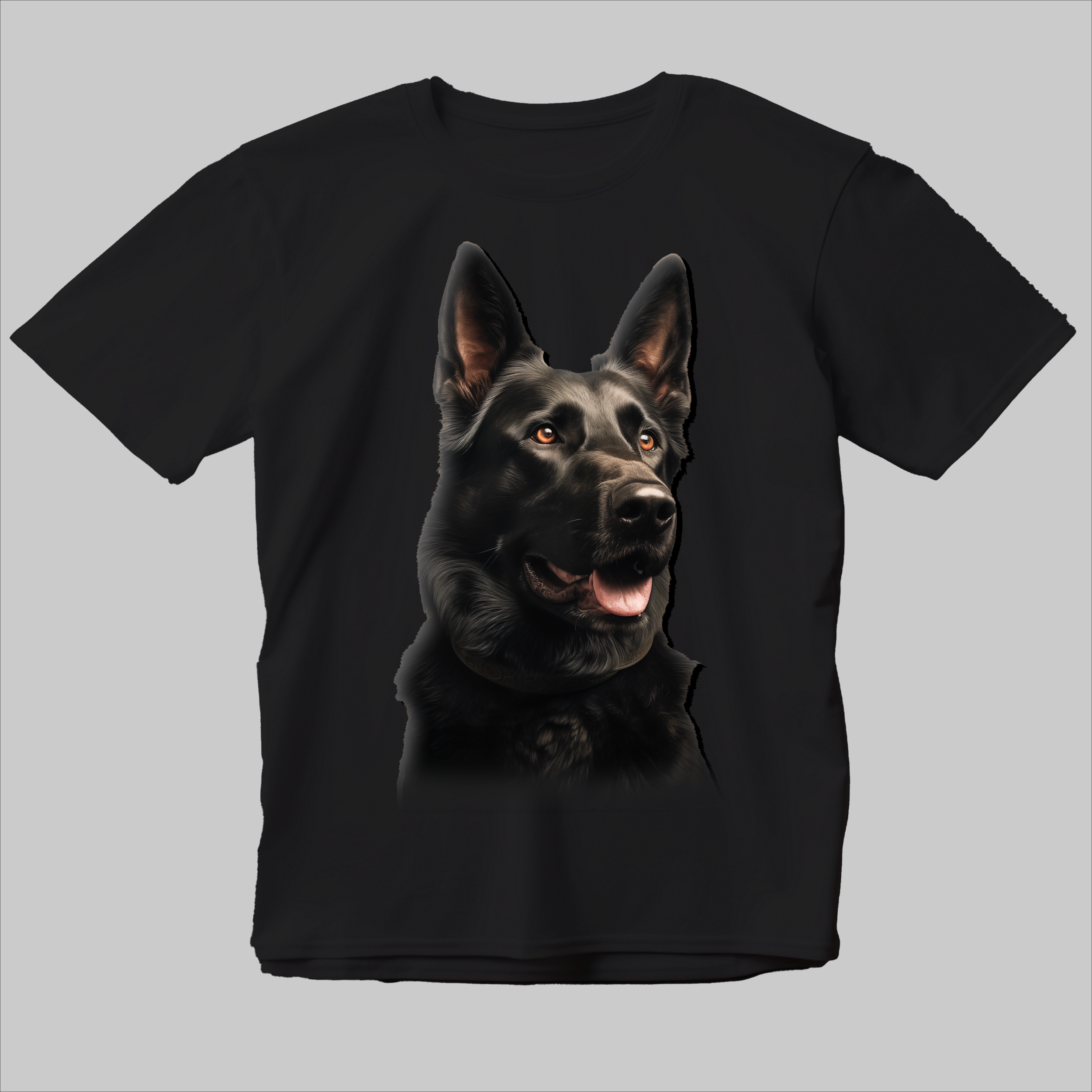 Black German Shepherd Tee