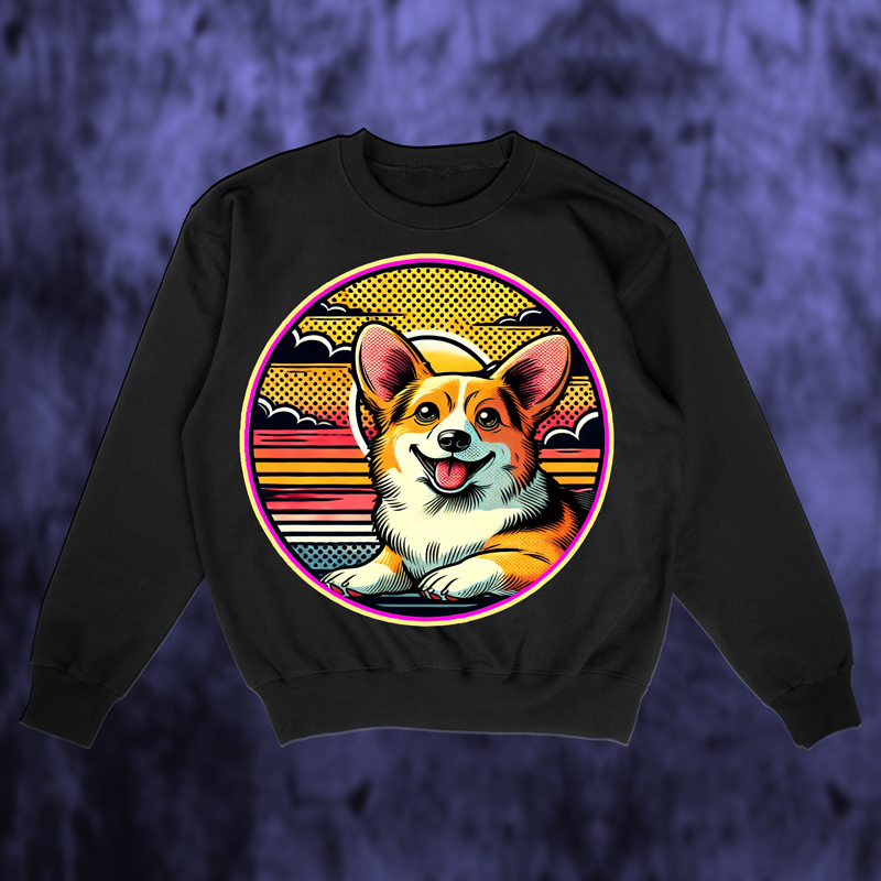 Corgi Sunset Sweatshirt product photo