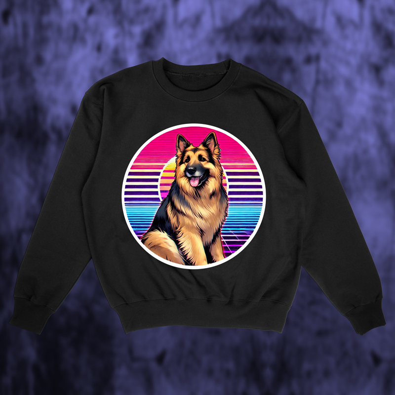 German Shepherd Sunset Sweatshirt product photo